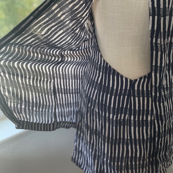 A.L.C. | 1100% Silk Open Back Solang Mini Dress | Elegant Layered Style | Size M - Picture 11 of 16